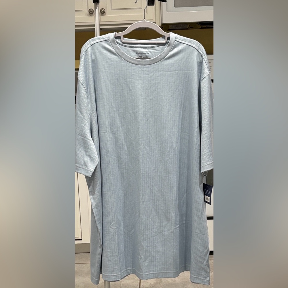 Croft & Barrow 3XLT Men's Sky Blue Casual Shirt NWT